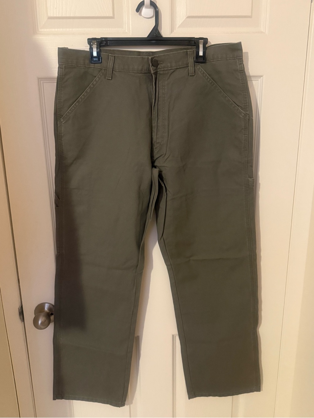 Men's Olive Green Work Pants